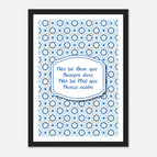 A4 21x29.7 cm / 8x12″ / Black frame