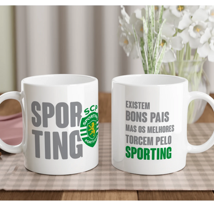 "Existem bons pais mas os melhores torcem pelo Sporting" Mug