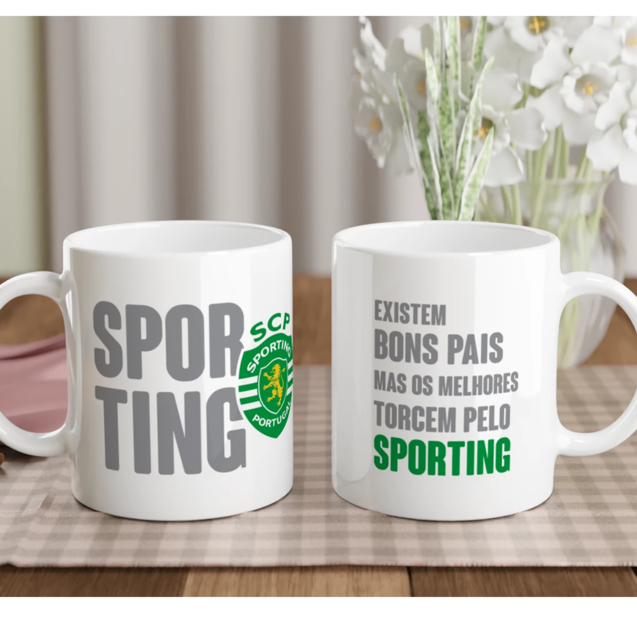 "Existem bons pais mas os melhores torcem pelo Sporting" Mug