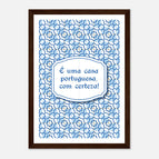A4 21x29.7 cm / 8x12″ / Dark wood frame