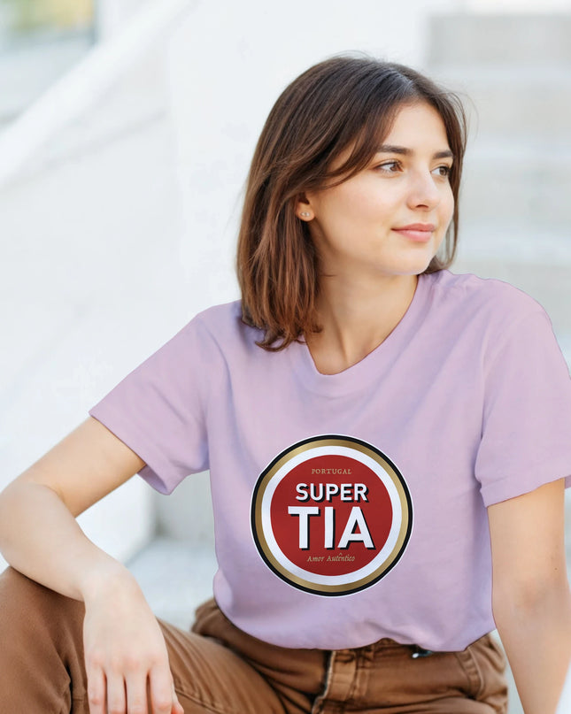 "Super Tia - Amor Autêntico" T-shirt