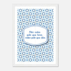 A4 21x29.7 cm / 8x12″ / White frame