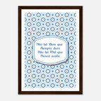A4 21x29.7 cm / 8x12″ / Dark wood frame