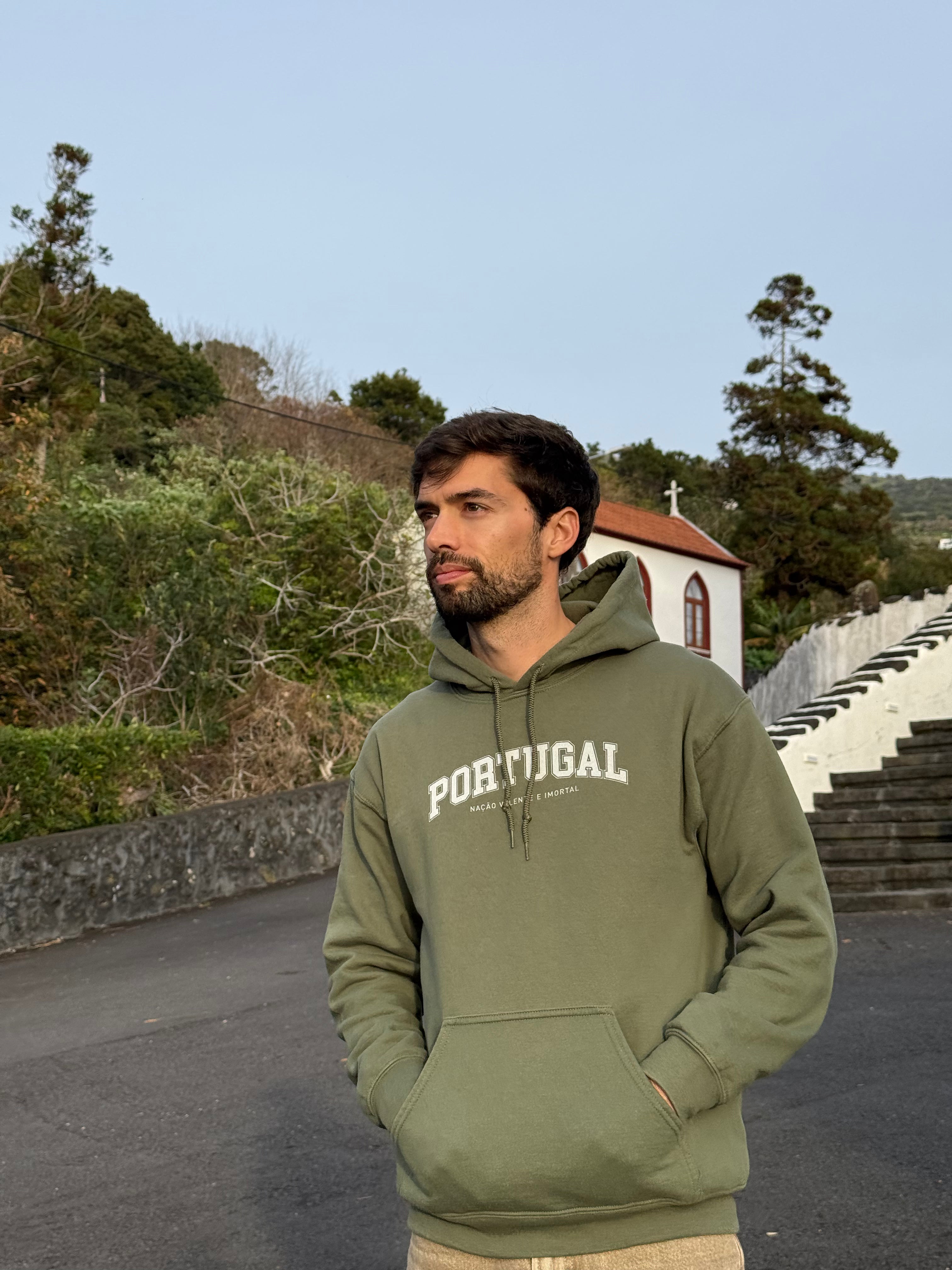 "Portugal, Nação Valente e Imortal" Unisex Hoodie