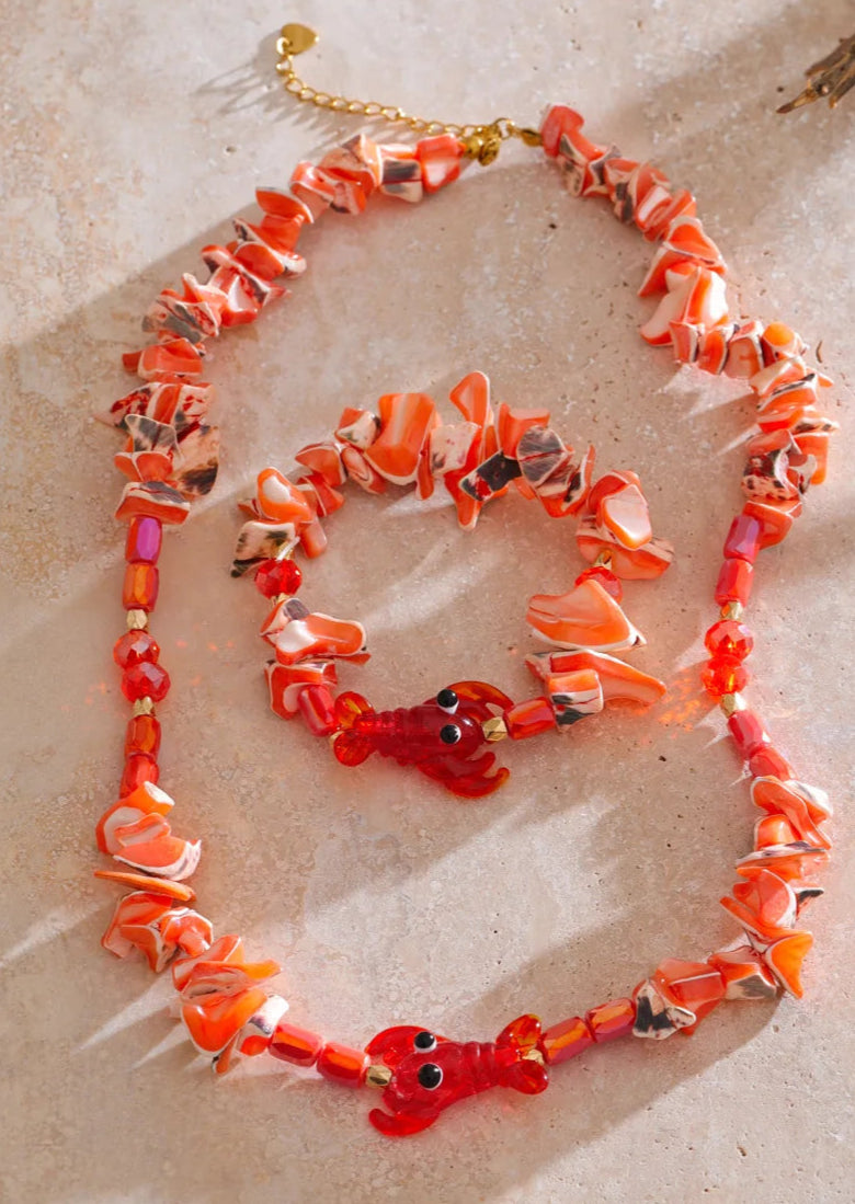 "Lagostim" Necklace & Bracelet