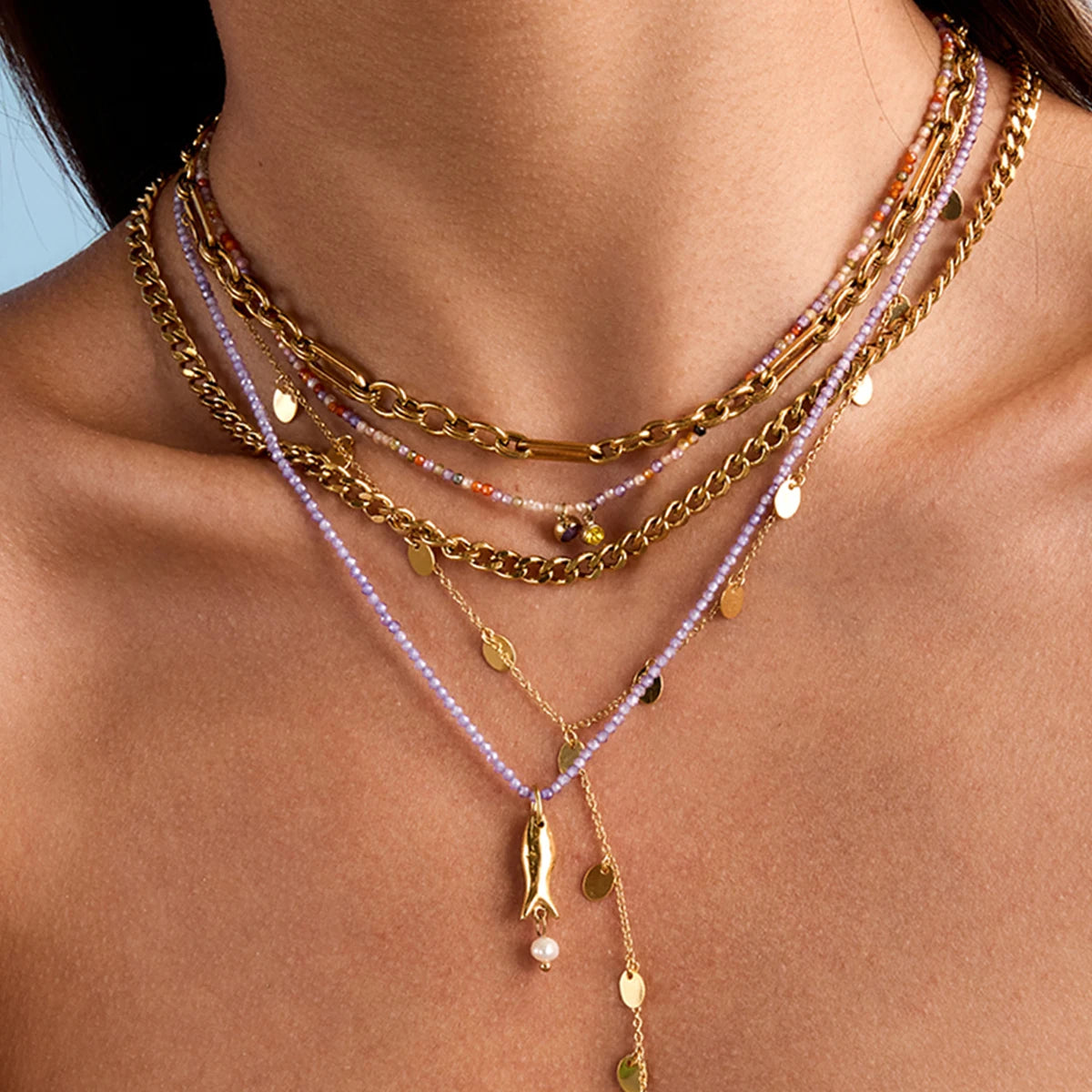 Salty Hair Necklace