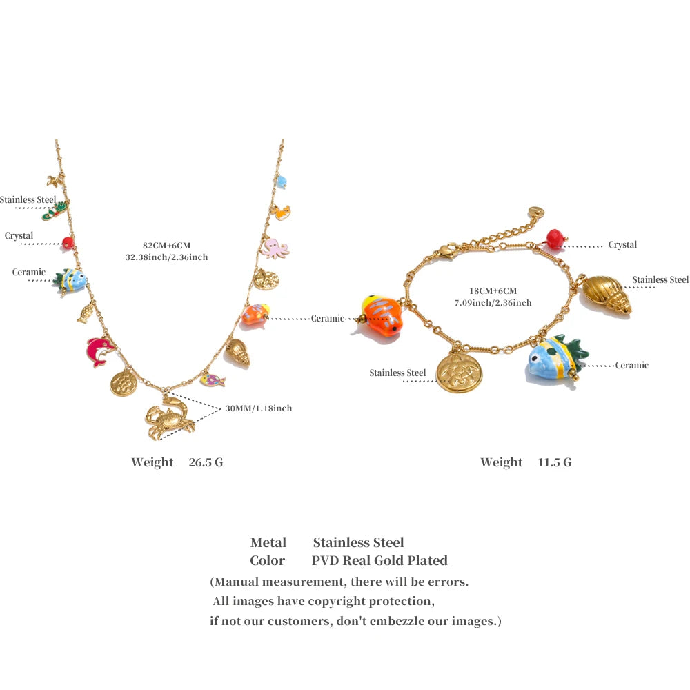 Ocean Emotion Necklace & Bracelet