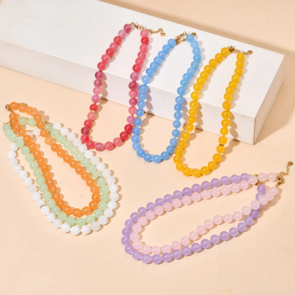 "Ilhas das Cores" Beaded Necklace