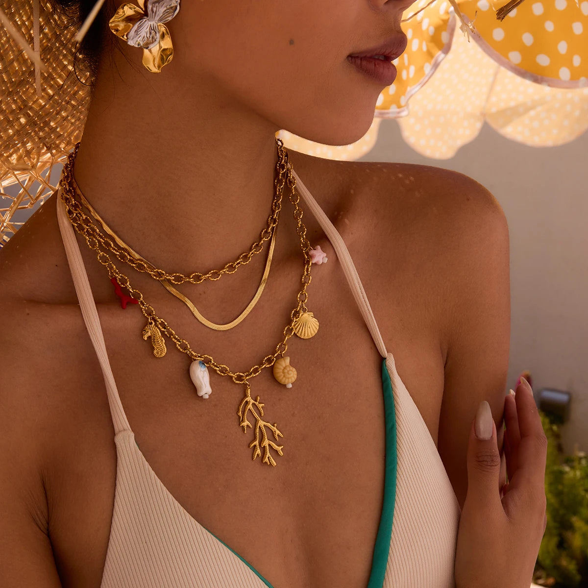 "Coral Atlântico" Necklace