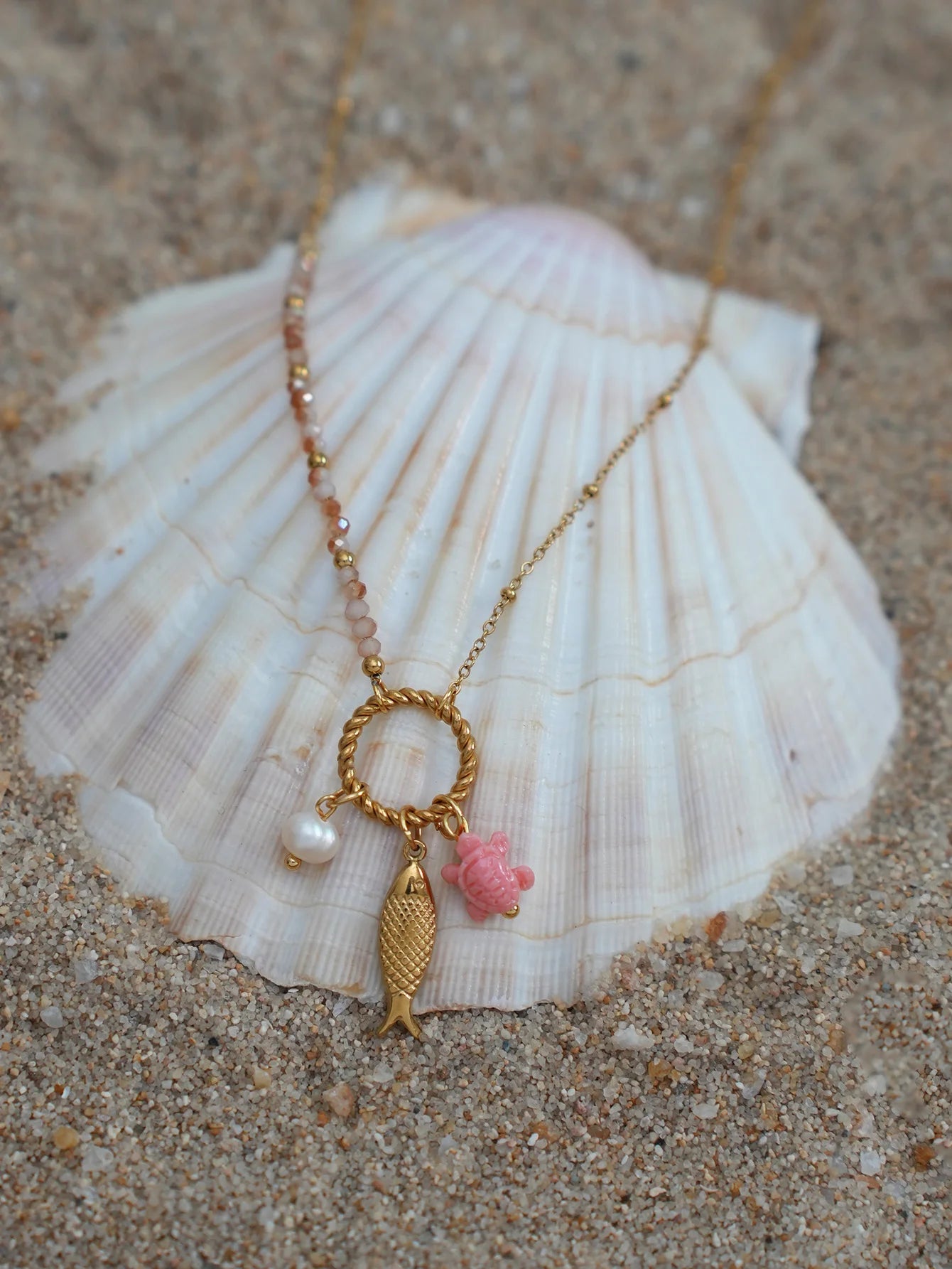 Pink Sunset Necklace