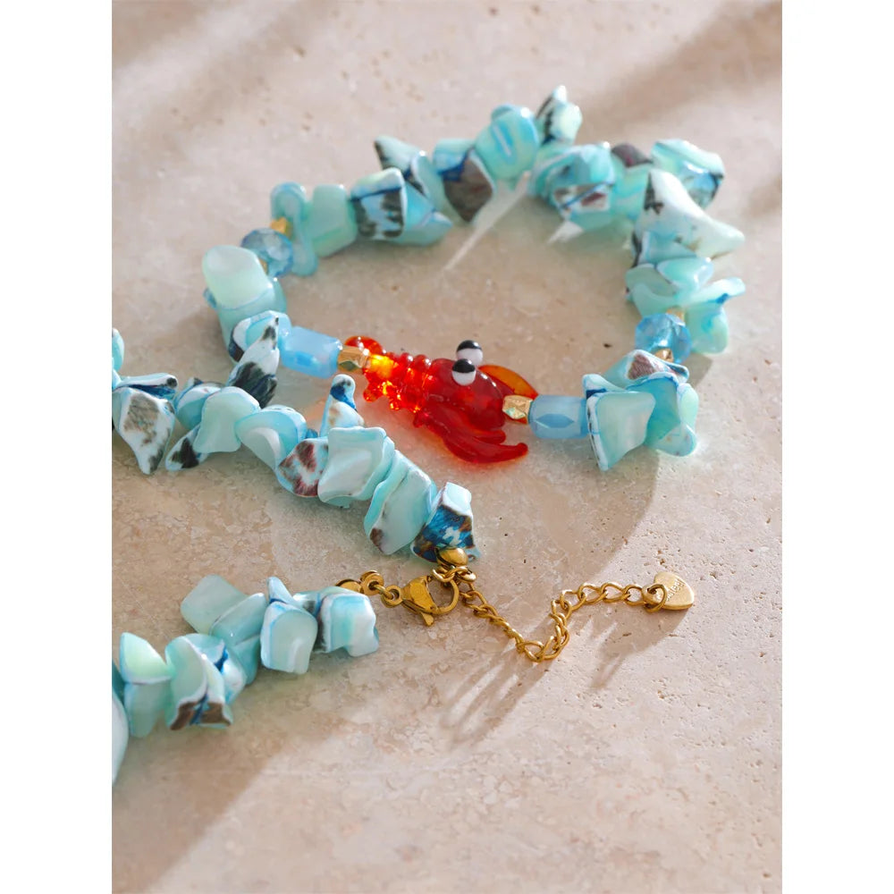 "Lagostim" Necklace & Bracelet