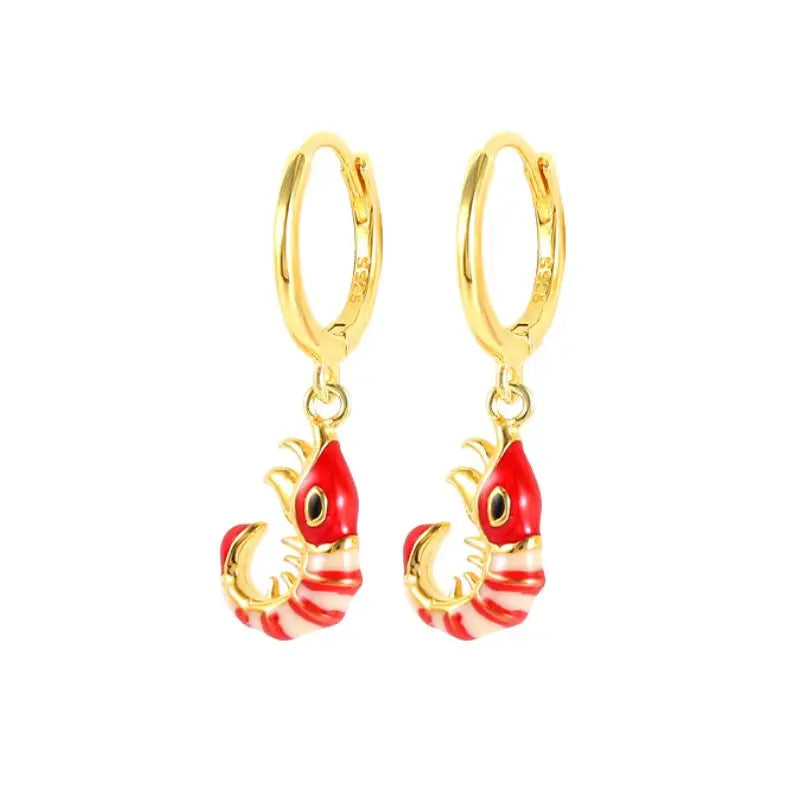 "Camarão" Earrings