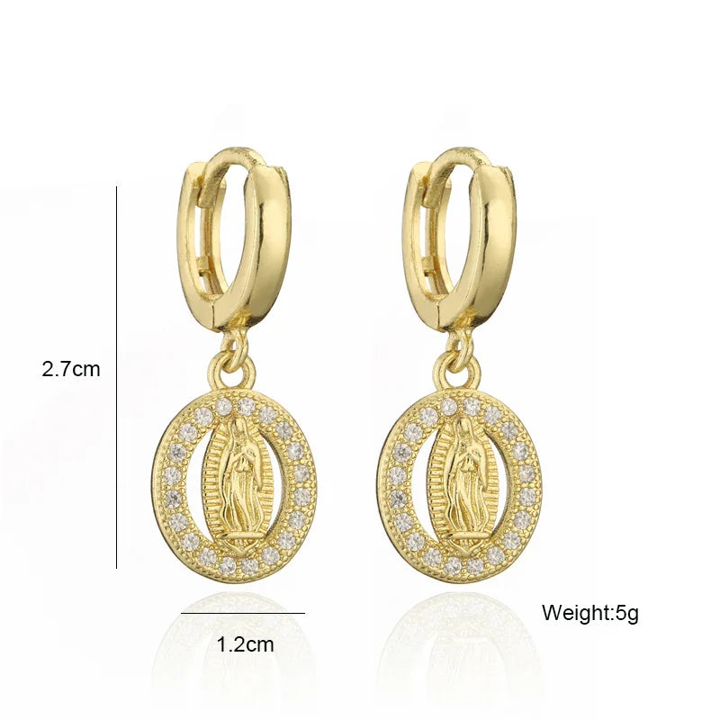 Heritage Earrings Gold Plated