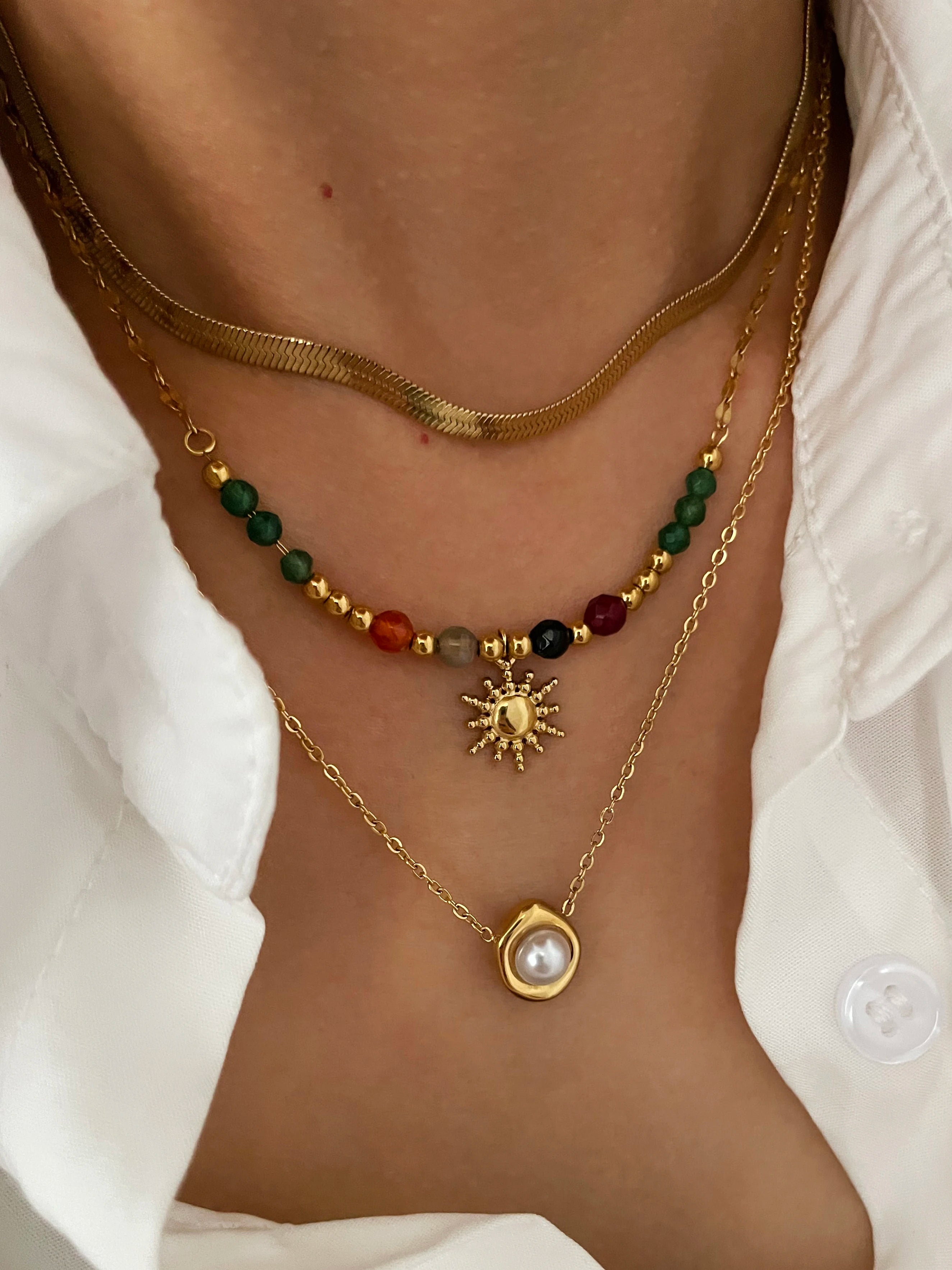 Sunflower Necklace