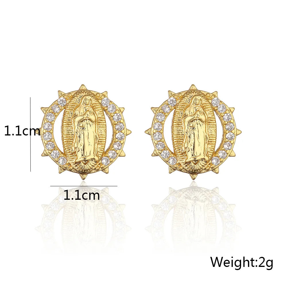 Heritage Earrings Gold Plated