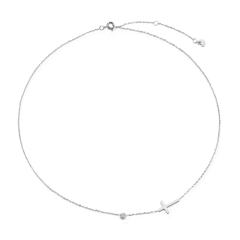 Dainty and Simple Stainless Steel Cross Necklace