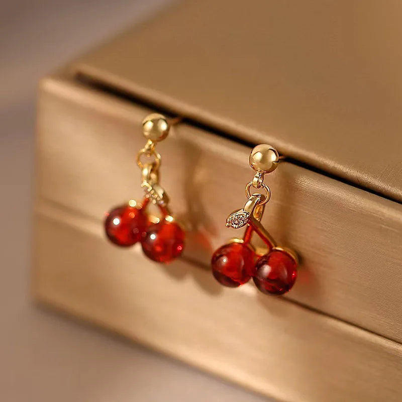 ''Ginjinha'' Necklace & Earings Set