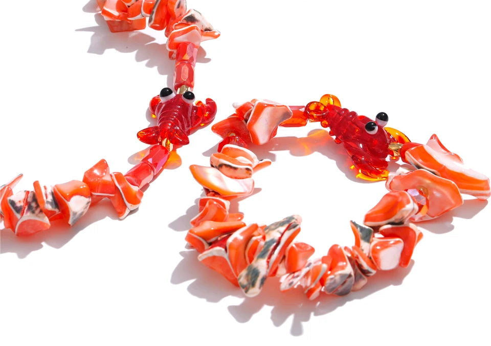 "Lagostim" Necklace & Bracelet