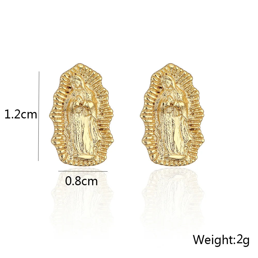 Heritage Earrings Gold Plated