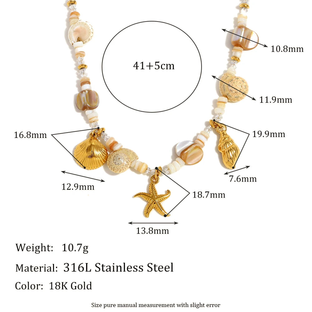 "Pé na Areia" Necklace