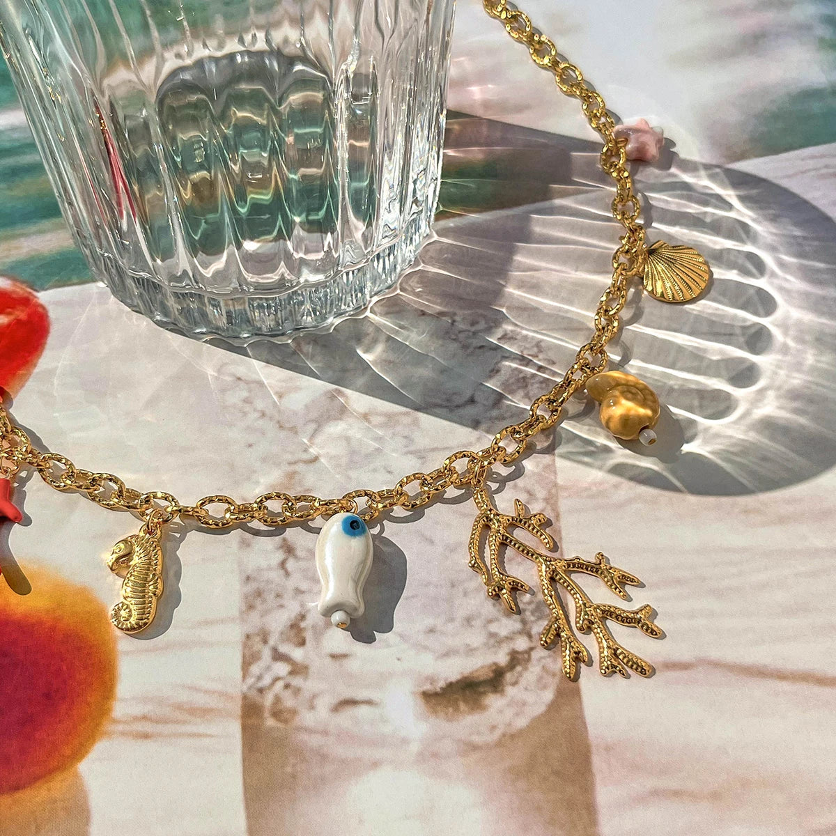 "Coral Atlântico" Necklace