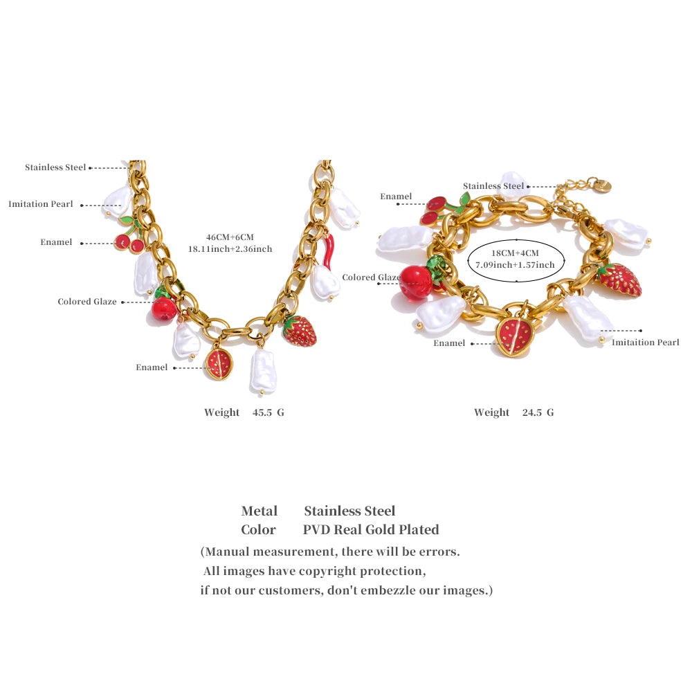 Sweet & Hot Drops Necklace