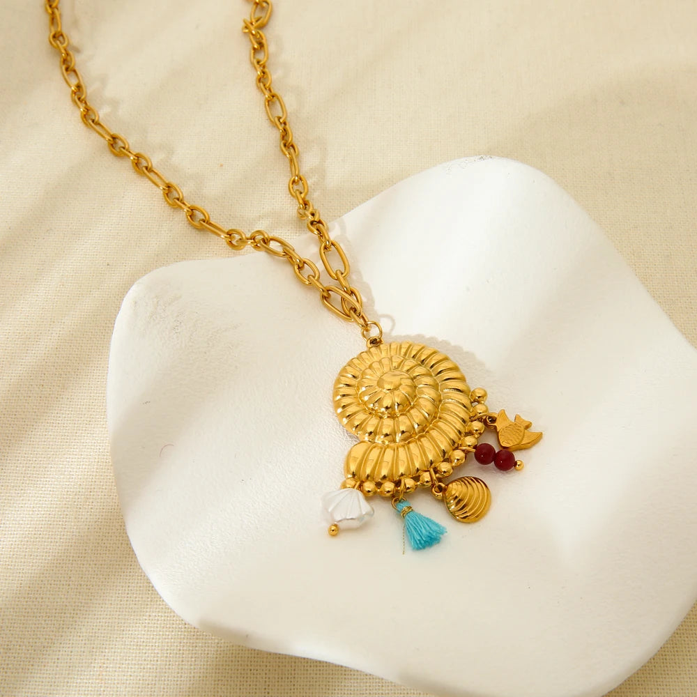 Ocean Conch Necklace