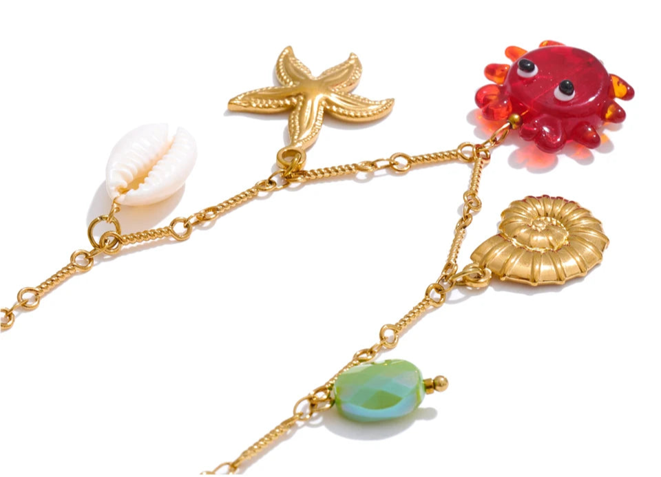 Crab Life Necklace