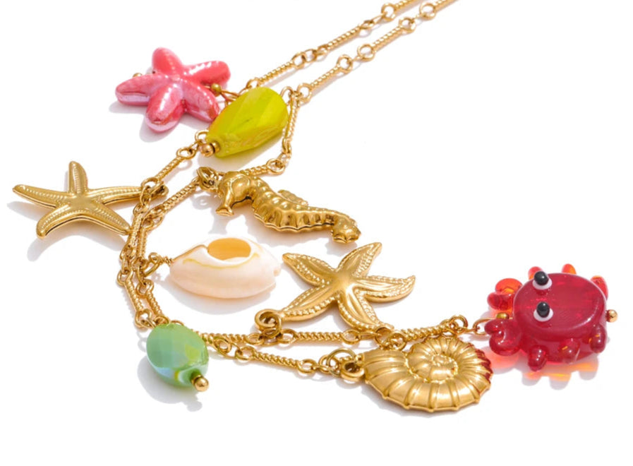 Crab Life Necklace