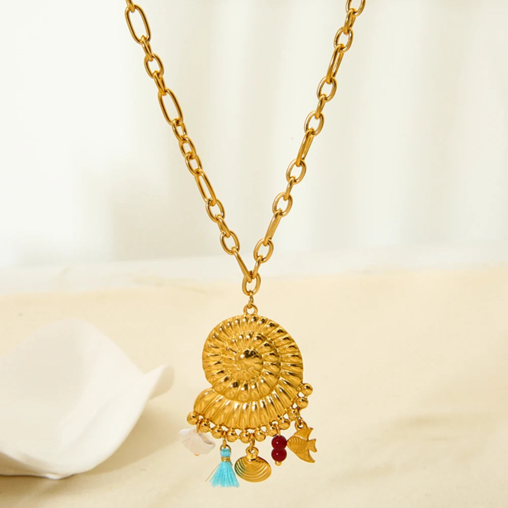 Ocean Conch Necklace