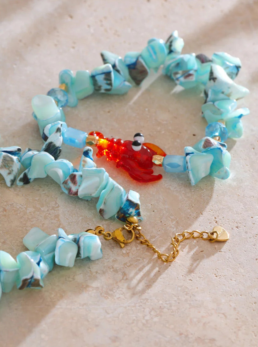 "Lagostim" Necklace & Bracelet