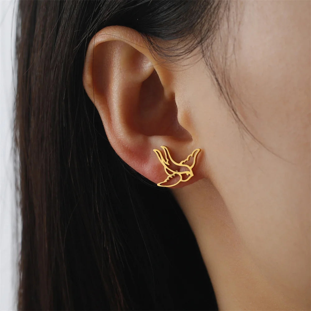 Swallow Small Stud Earring