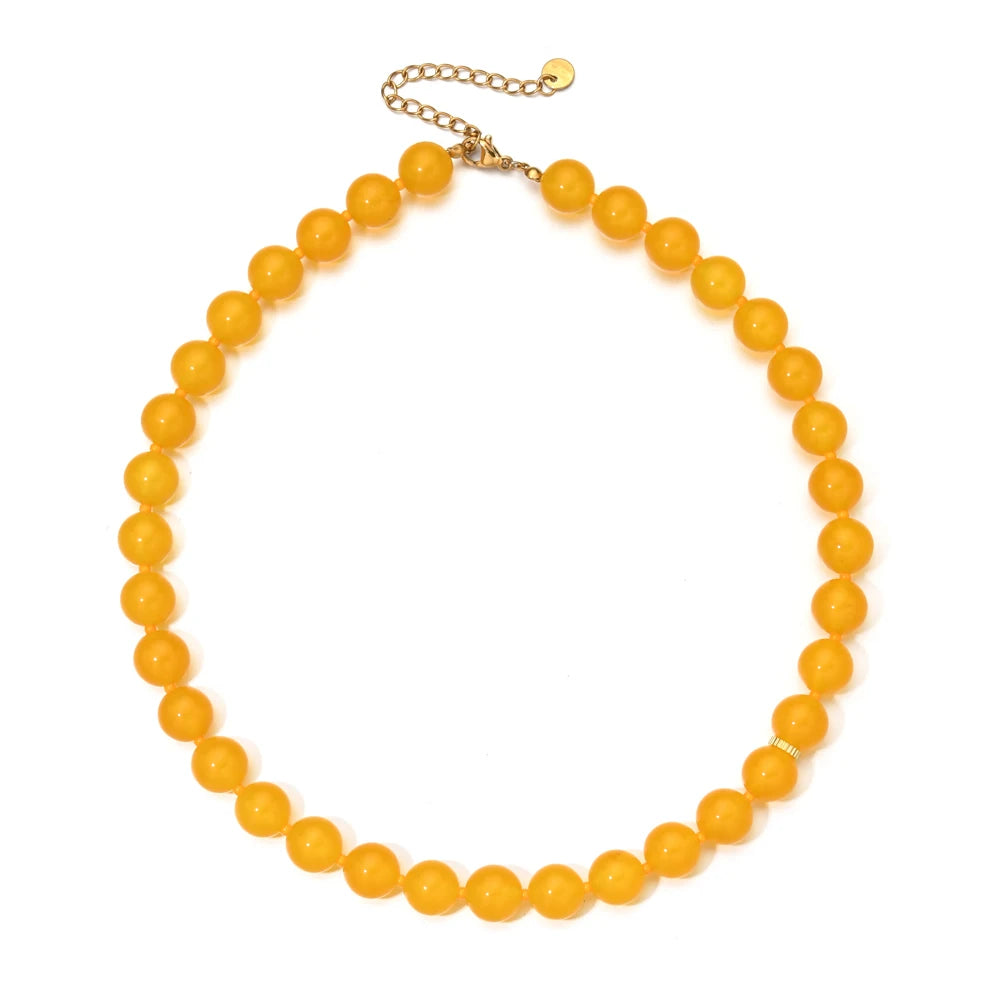 "Ilhas das Cores" Beaded Necklace