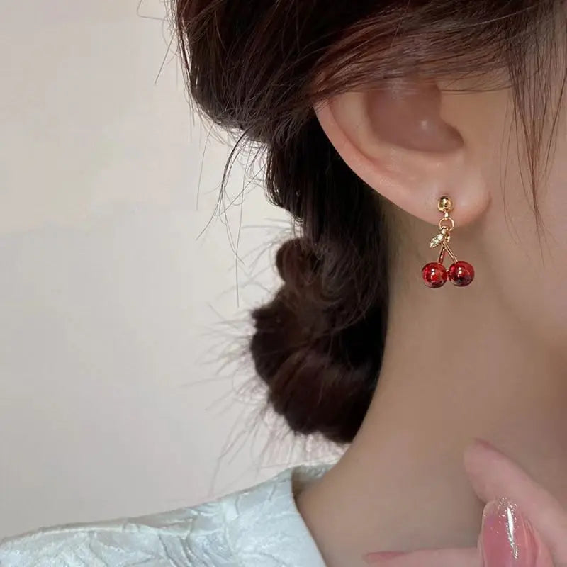''Ginjinha'' Necklace & Earings Set