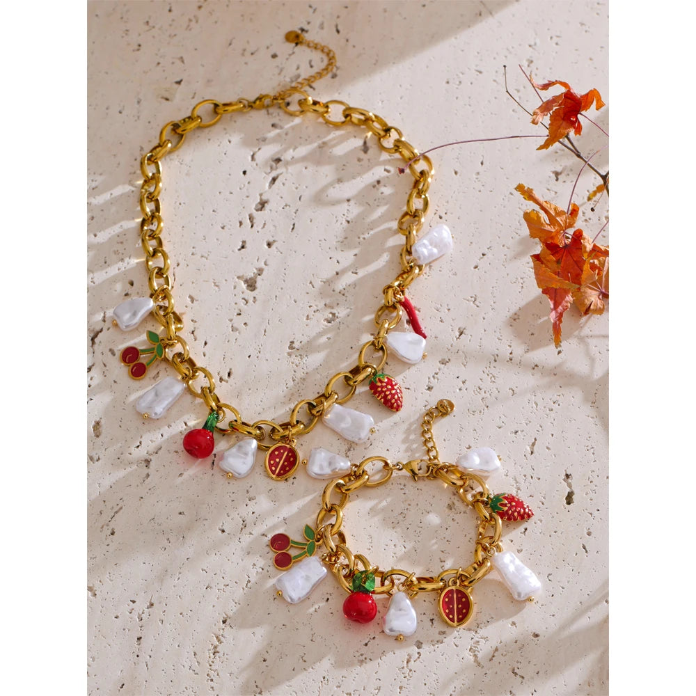 Sweet & Hot Drops Necklace