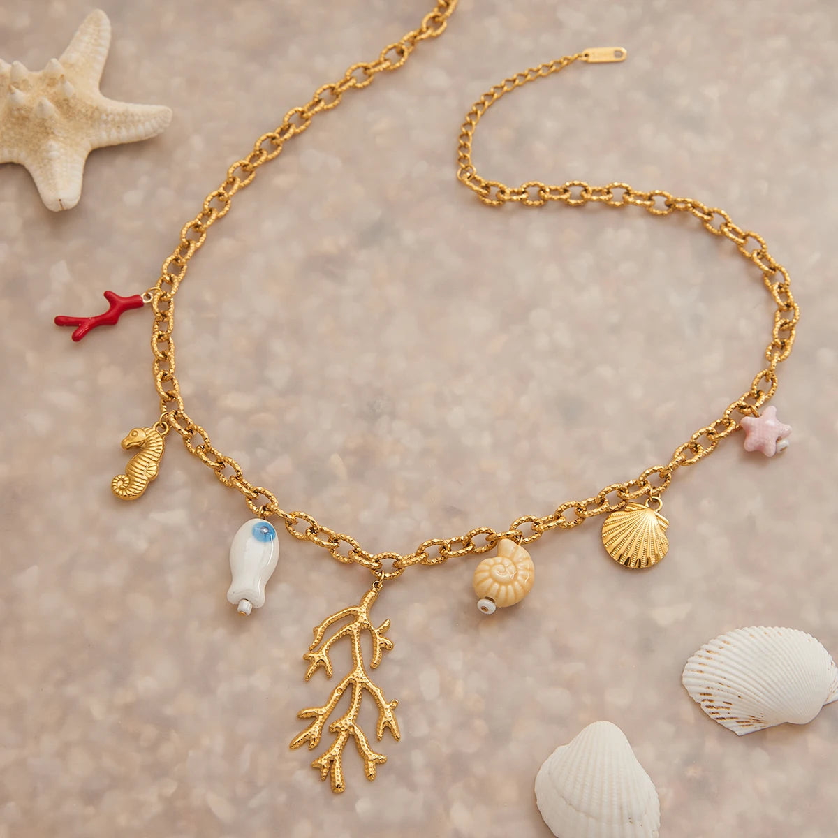 "Coral Atlântico" Necklace