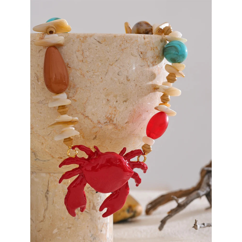 "Caranguejo" Necklace