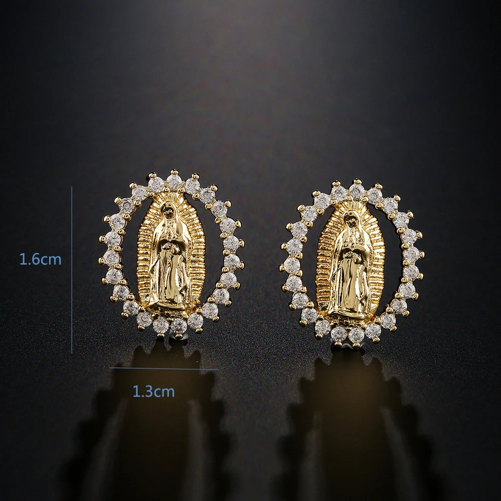 Heritage Earrings Gold Plated