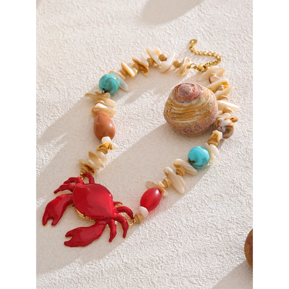 "Caranguejo" Necklace