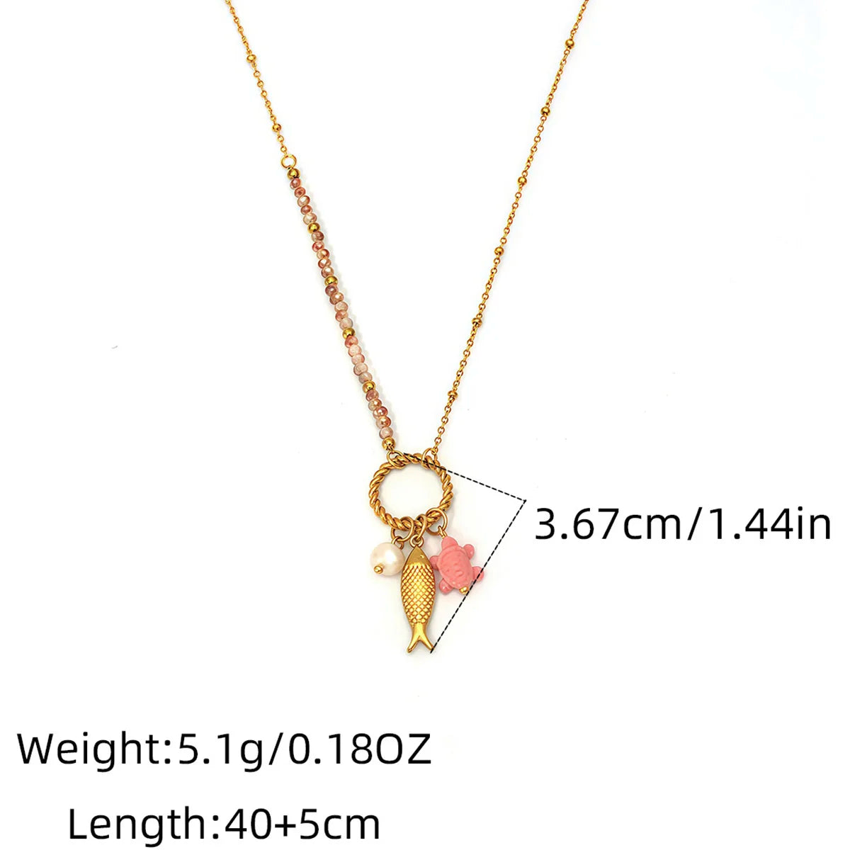 Pink Sunset Necklace