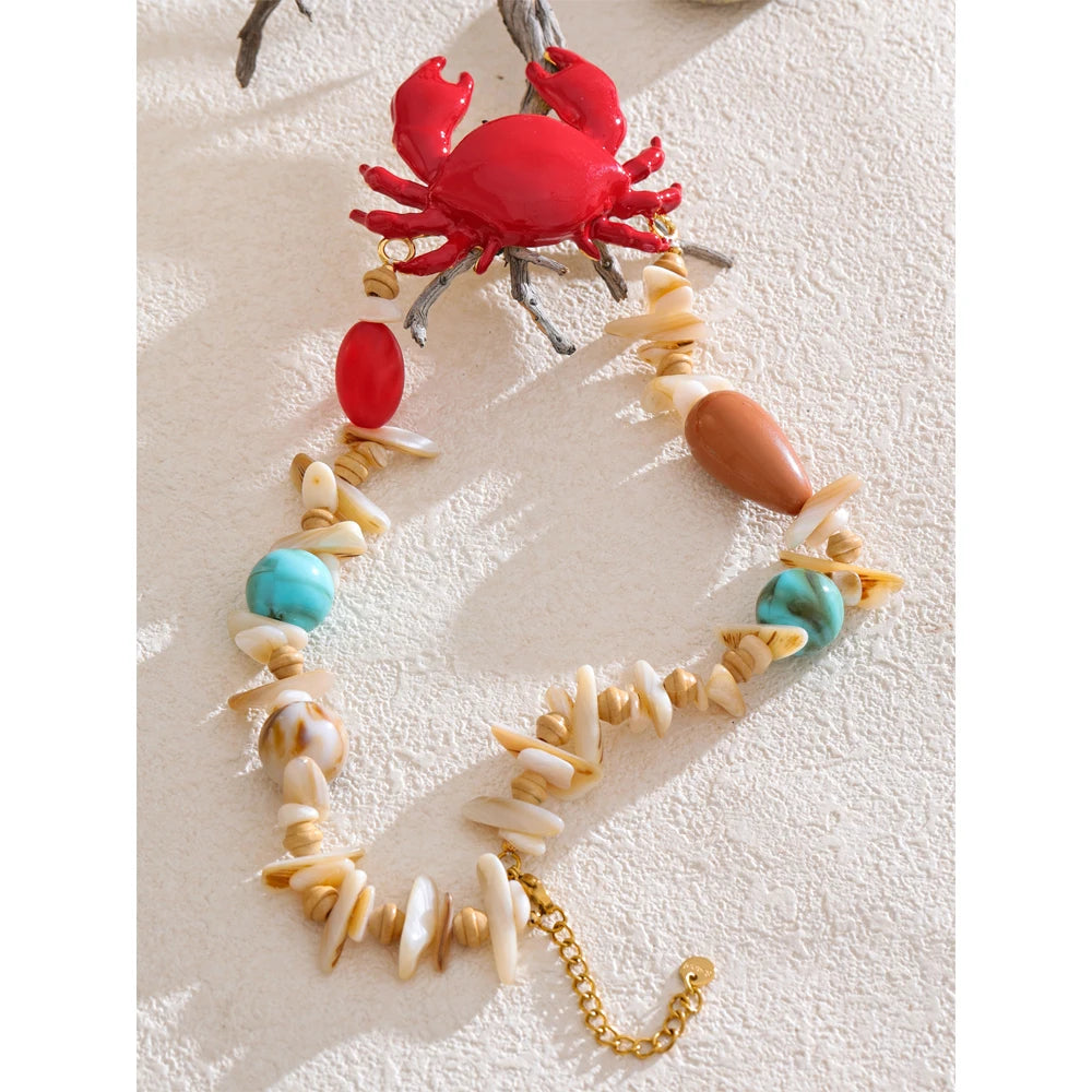 "Caranguejo" Necklace
