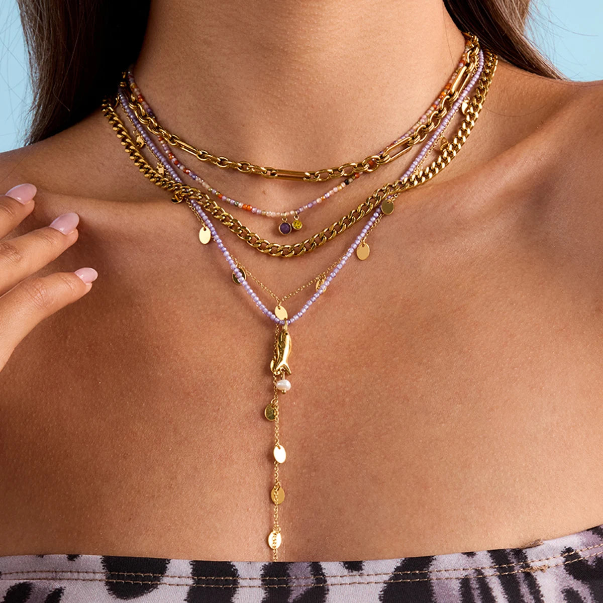 Salty Hair Necklace