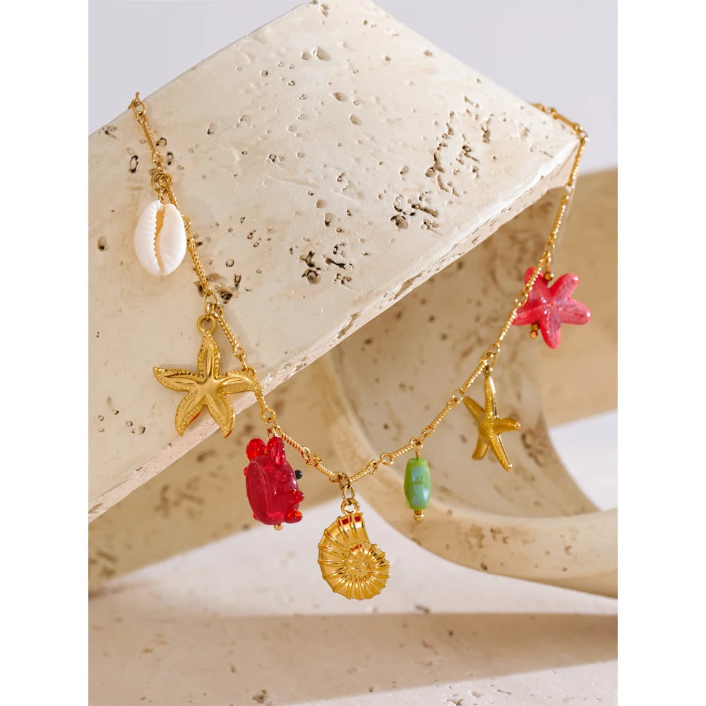 Crab Life Necklace