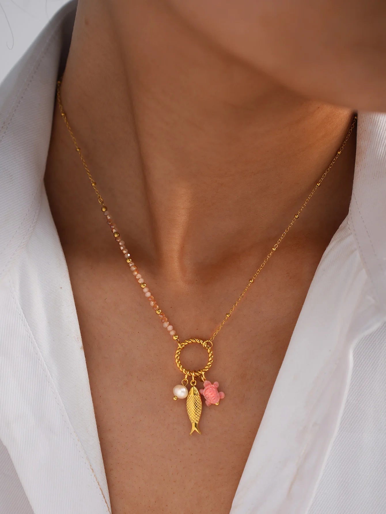 Pink Sunset Necklace