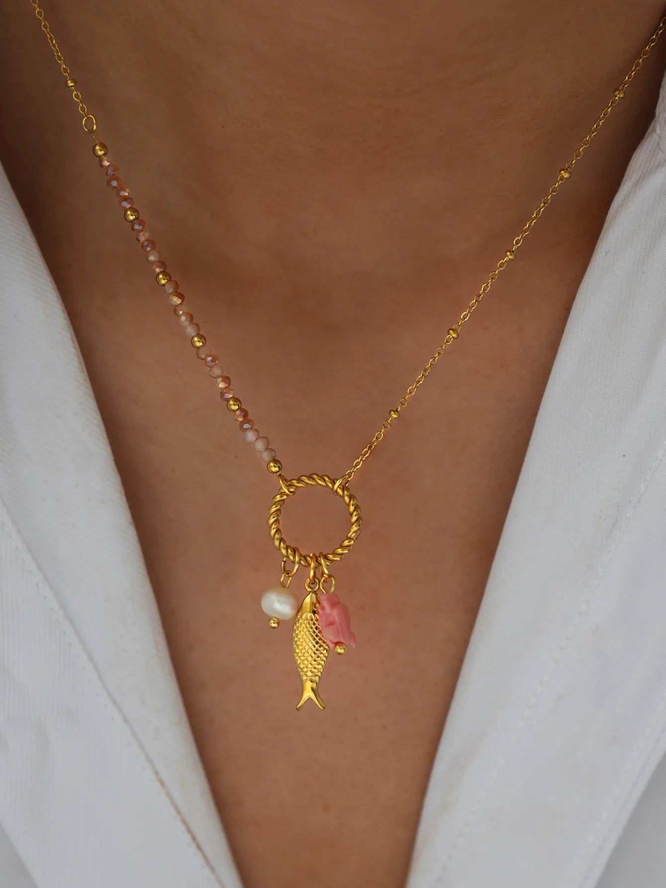 Pink Sunset Necklace