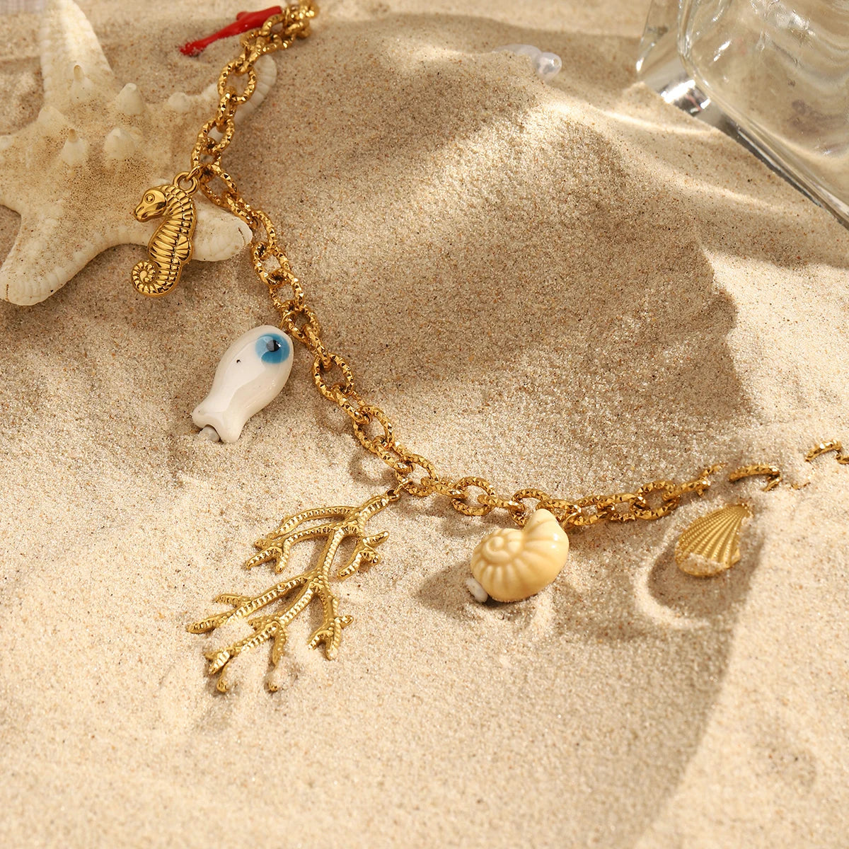 "Coral Atlântico" Necklace