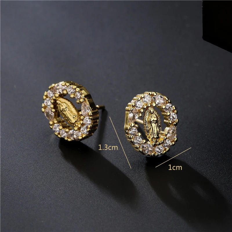Heritage Earrings Gold Plated