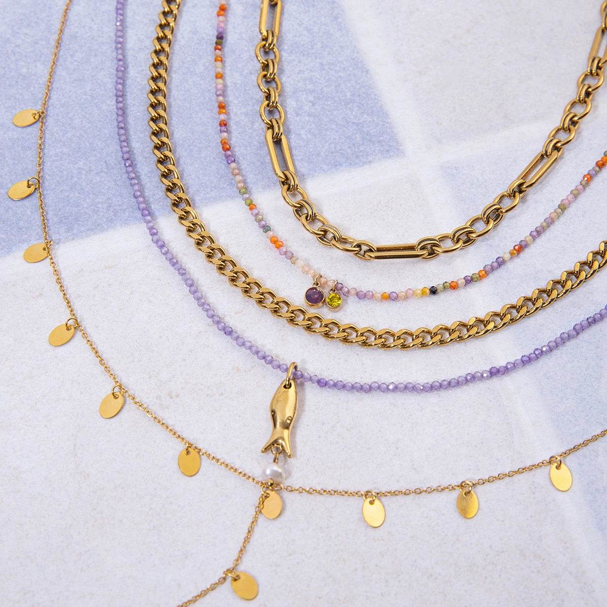 Salty Hair Necklace