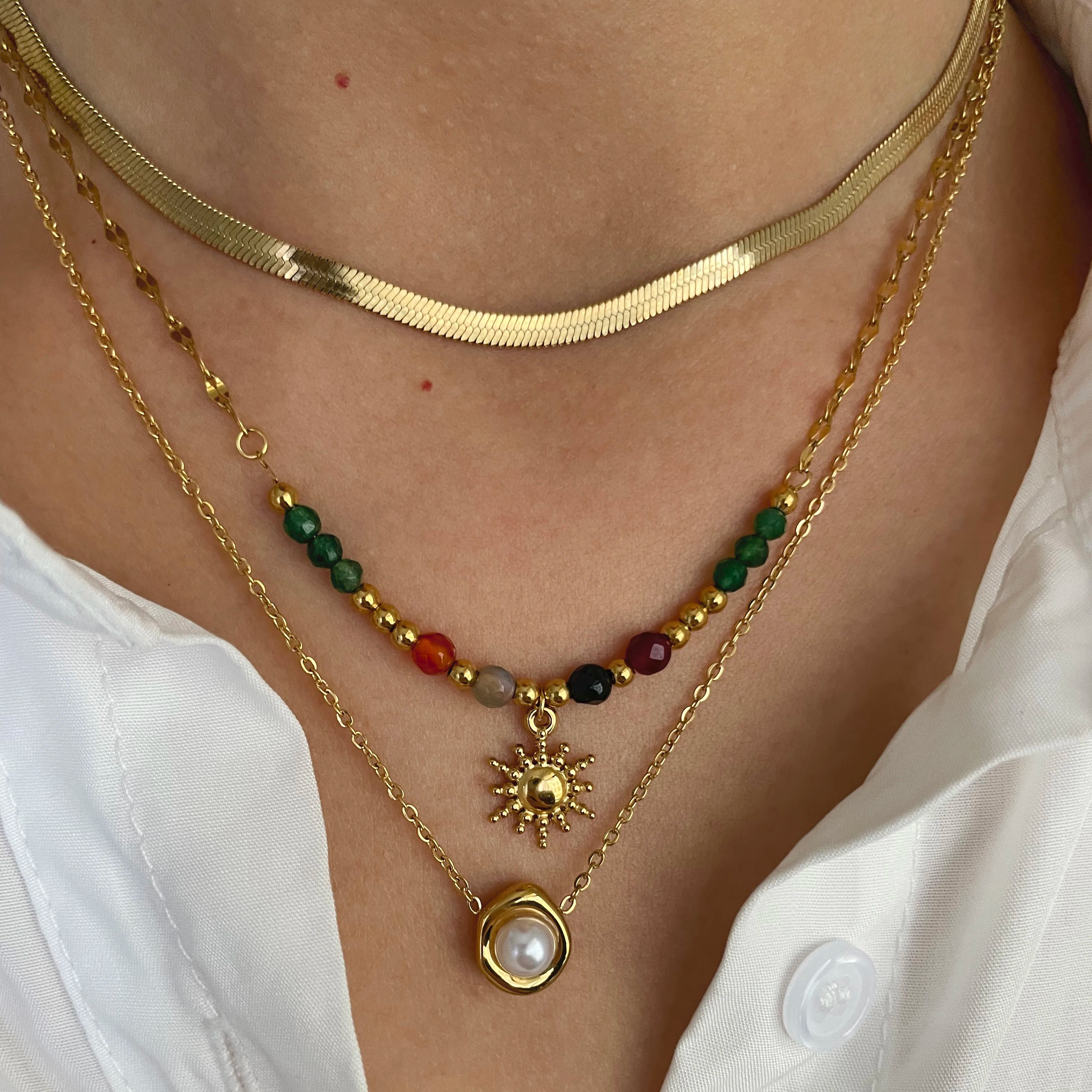 Sunflower Necklace