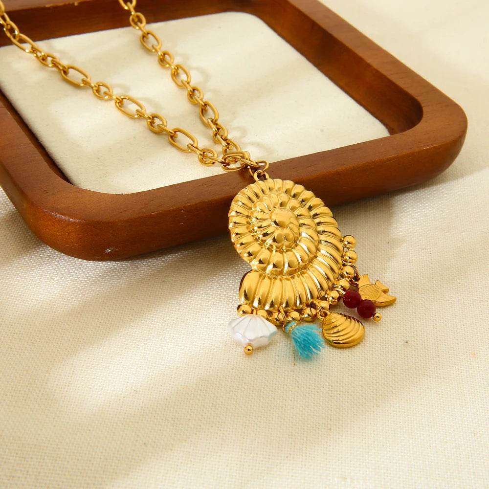 Ocean Conch Necklace